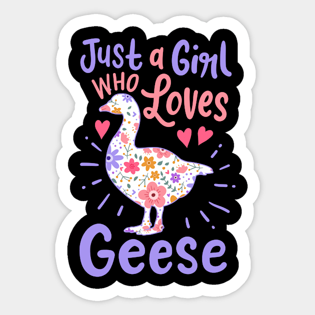 Geese Goose Geese Lover Sticker by KAWAIITEE